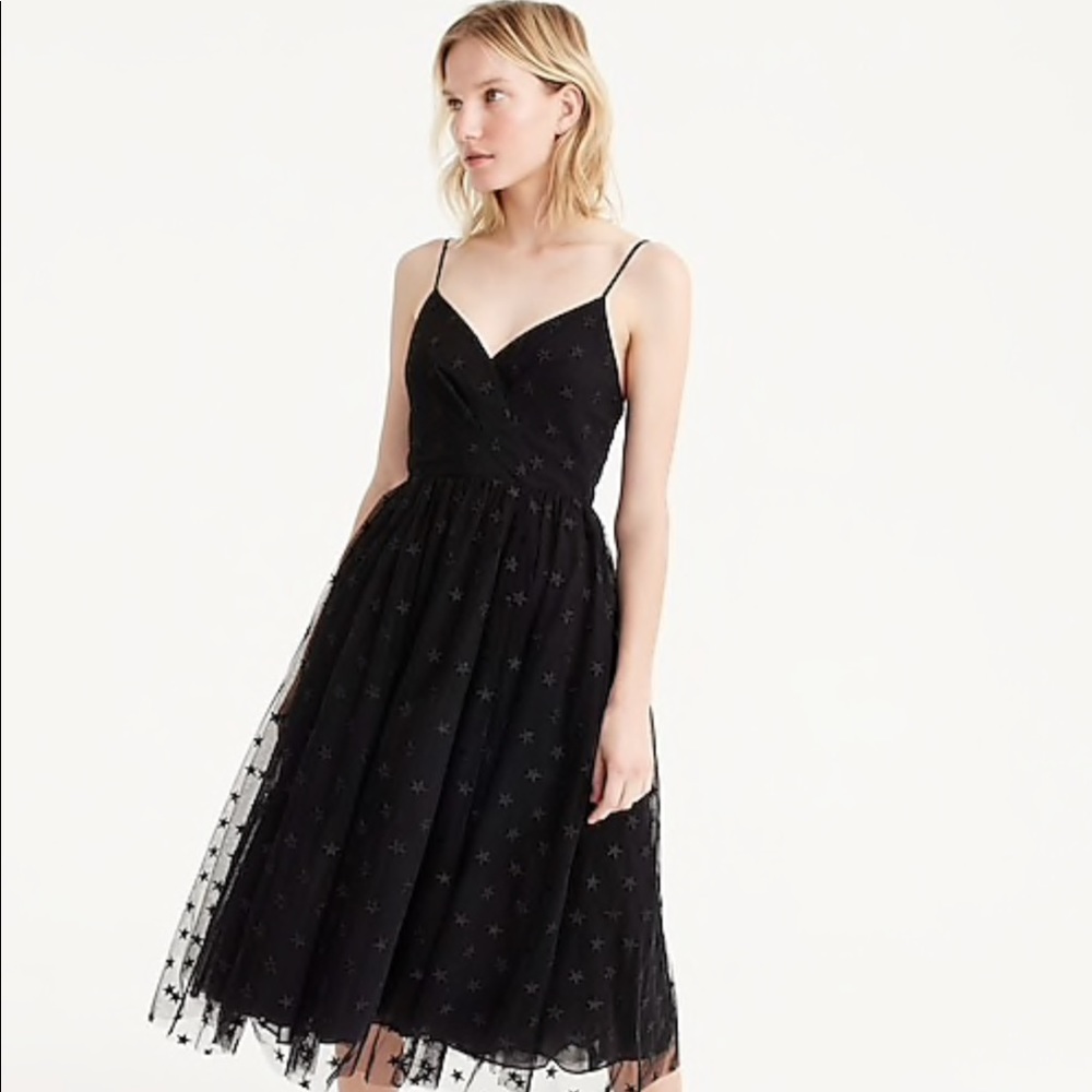 Jcrew star tulle dress